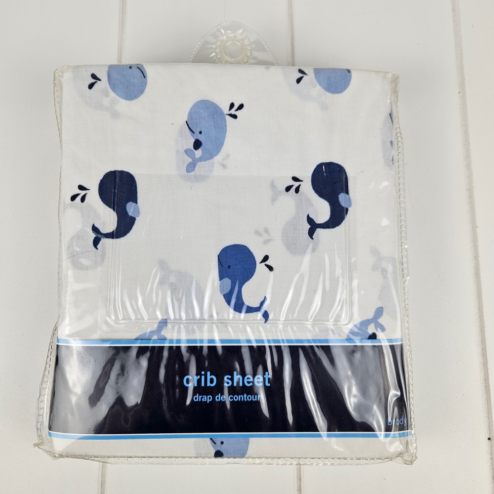 Nautica Kids Mix & Match Fitted Crib Sheet whale